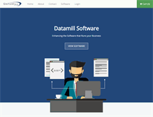 Tablet Screenshot of datamillsoftware.com